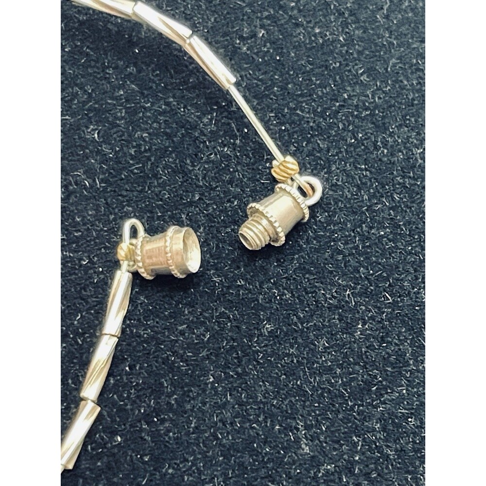 Southwestern Silver Tone Turquoise Coral Bead Necklace & Bracelet Lot Untested - Picture 9 of 14